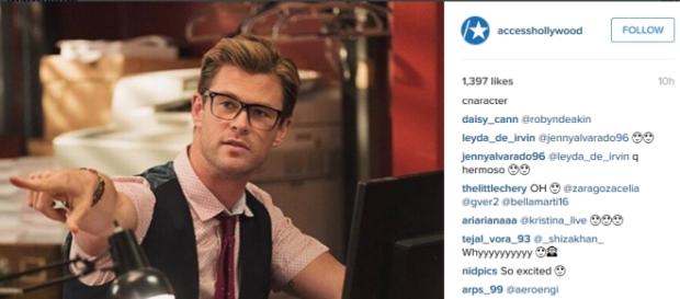 Actor Chris Hemsworth in Ghostbusters Reboot Actor Chris Hemsworth in Ghostbusters Reboot