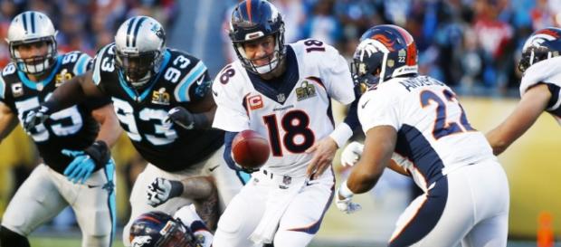 Peyton Manning durante el Super Bowl 50 Peyton Manning durante el Super Bowl 50