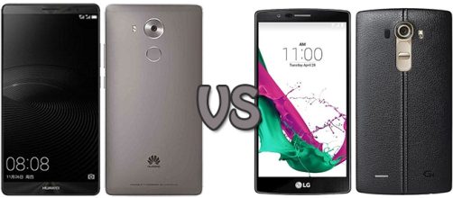 Confronto: Huawei Mate 8 vs LG G4