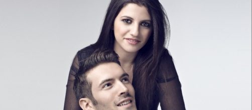 Deborah Iurato e Giovanni Caccamo a Sanremo.