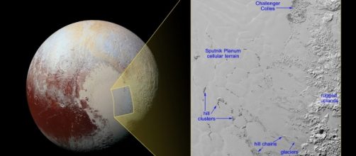 Pluto from the New Horizons (Credit NASA)