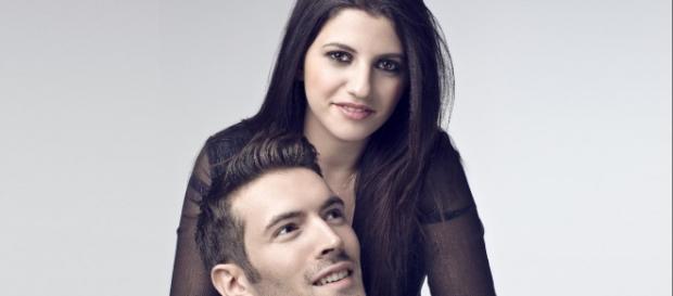 Deborah Iurato e Giovanni Caccamo a Sanremo. Deborah Iurato e Giovanni Caccamo a Sanremo.