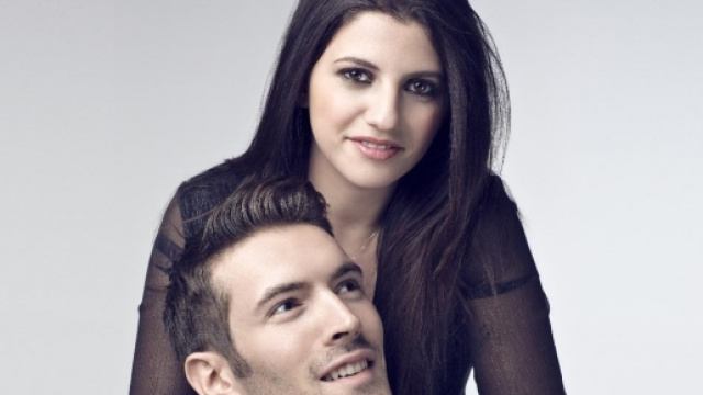 Deborah Iurato e Giovanni Caccamo a Sanremo.