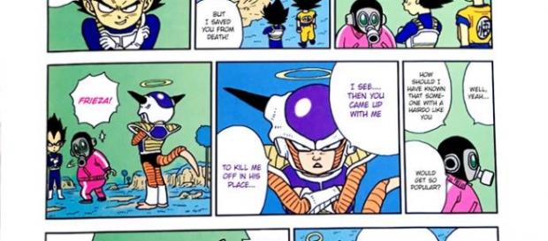 Imagen del mini manga de Toriyama Imagen del mini manga de Toriyama