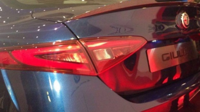 Alfa Romeo Giulia Quadrifoglio verde.