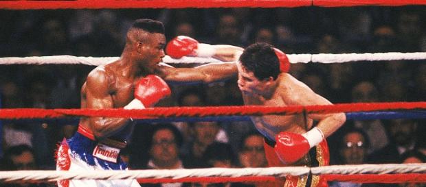 Medryck Taylor vs Julio Cèsar Chávez en 1990 Medryck Taylor vs Julio Cèsar Chávez en 1990
