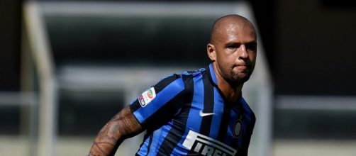 Il brasiliano Melo, centrocampista dell'Inter