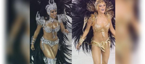 Anitta e Claudia Leitte arrasaram na avenida Anitta e Claudia Leitte arrasaram na avenida