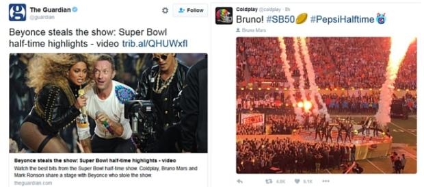 Beyonce Halftime with Coldplay and Bruno Mars Beyonce Halftime with Coldplay and Bruno Mars