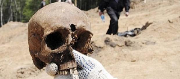 Uno de los cuerpos encontrados en la isla Uno de los cuerpos encontrados en la isla