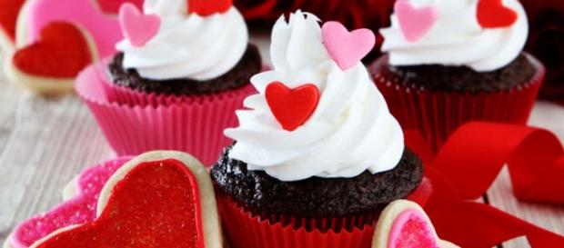 Buonissimi cupcake di San Valentino al cioccolato. Buonissimi cupcake di San Valentino al cioccolato.