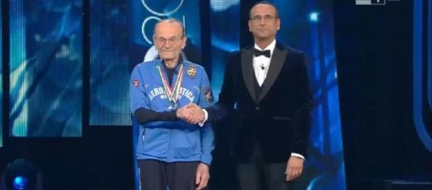 Giuseppe Ottaviani e Carlo Conti a Sanremo Giuseppe Ottaviani e Carlo Conti a Sanremo