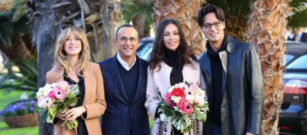 Il gruppo di conduzione a Sanremo Il gruppo di conduzione a Sanremo