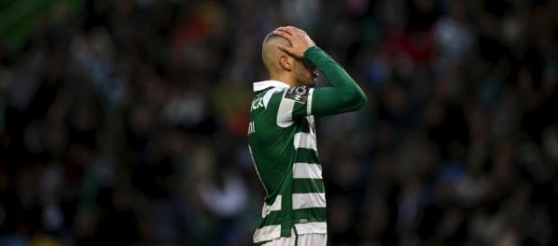 Slimani pode não jogar contra o Benfica Slimani pode não jogar contra o Benfica