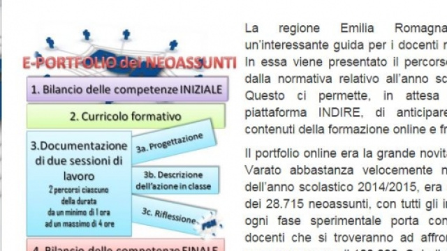 compilazione e finalit&agrave; del portfolio