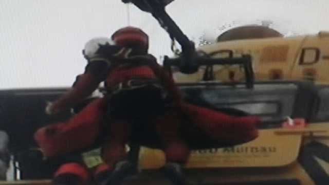 Il soccorso in elicottero dei feriti in Baviera