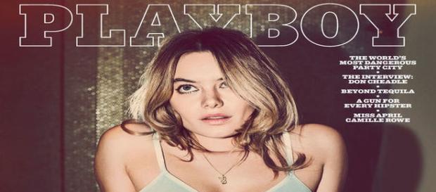 Camille Rowe exibe encantos na publicação fundada por Hugh Hefner Camille Rowe exibe encantos na publicação fundada por Hugh Hefner