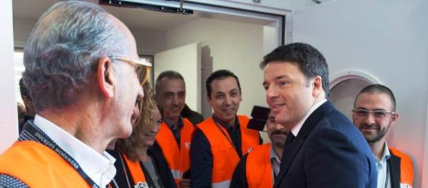 L'immagine pubblicata dal premier su Facebook. L'immagine pubblicata dal premier su Facebook.