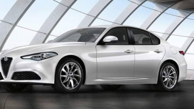 Alfa Romeo Giulia Base in esposizione a Ginevra