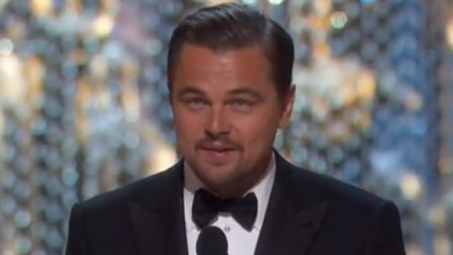 Leonardo DiCaprio, vincitore del premio Oscar