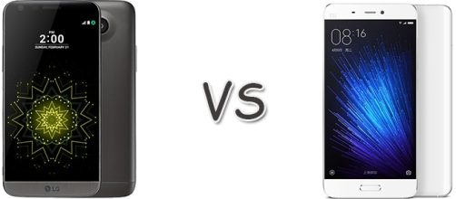 Confronto: LG G5 vs Xiaomi Mi 5