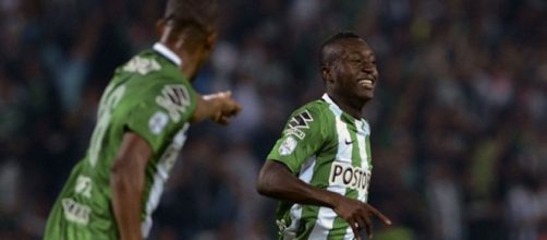 Marlos Moreno, attaccante del Nacional Medellin