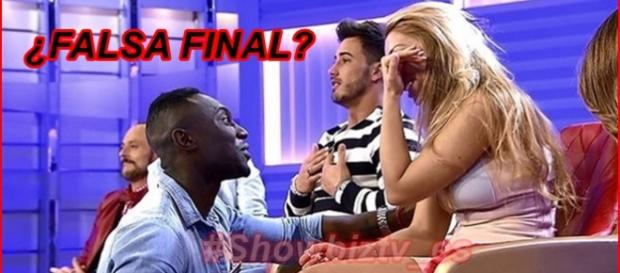 Los pretendientes no se creen la final de Elisa Los pretendientes no se creen la final de Elisa