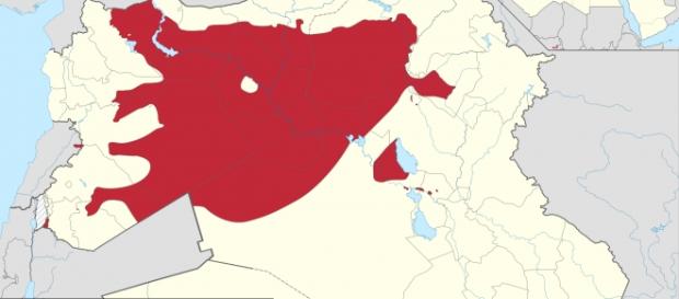 Map of ISIS controlled territory (Wikipedia) Map of ISIS controlled territory (Wikipedia)