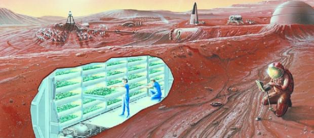 Mars Colony Concept (Credit NASA) Mars Colony Concept (Credit NASA)