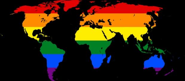 'Rainbow World Map' by Janeb13 'Rainbow World Map' by Janeb13