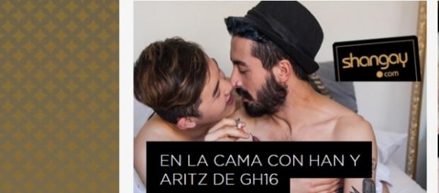 Han y Aritz, juntos en la cama. Han y Aritz, juntos en la cama.