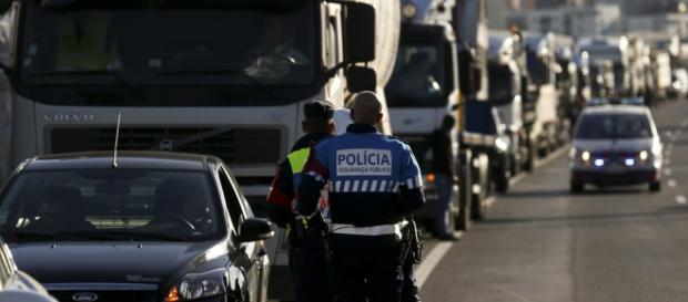 Lisboa esteve bloqueada devido a protesto. Lisboa esteve bloqueada devido a protesto.