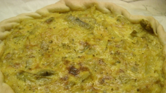 Torta di carciofi, un ottimo antipasto