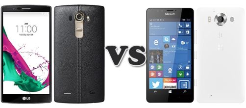 Confronto: LG G4 vs Microsoft Lumia 950