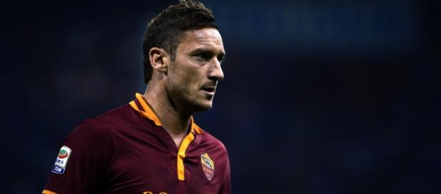 Totti en uno de los encuentros con la Roma Totti en uno de los encuentros con la Roma