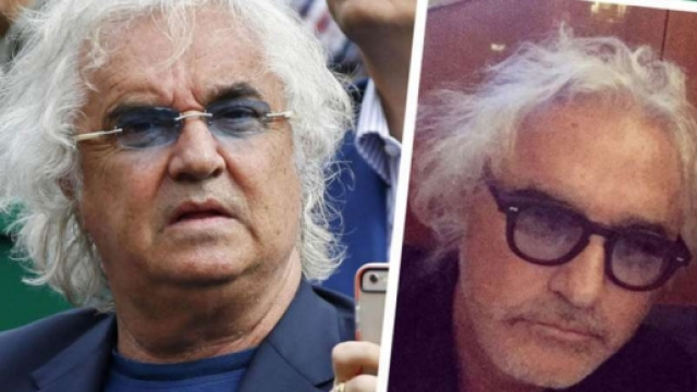 Briatore prima e dopo (foto Dagospia.com)
