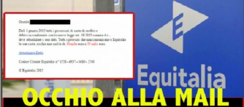 Attenzione alla truffa dell'email equitalia