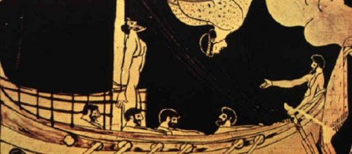 Ulises y las Sirenas. Cerámica Ática. S. V a.C.