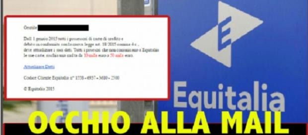 Attenzione alla truffa dell'email equitalia Attenzione alla truffa dell'email equitalia