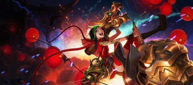 Jinx Artificiera, aspecto de LoL Jinx Artificiera, aspecto de LoL