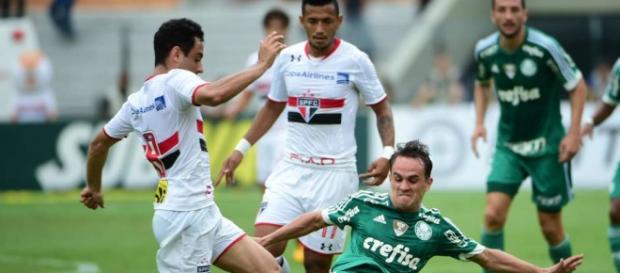 Jogo entre São Paulo e Palmeiras Jogo entre São Paulo e Palmeiras