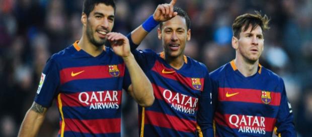 O trio MSN continua em alta no Barcelona O trio MSN continua em alta no Barcelona