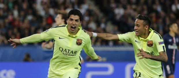 Reprodução: Instagram/Neymar e Suárez Reprodução: Instagram/Neymar e Suárez