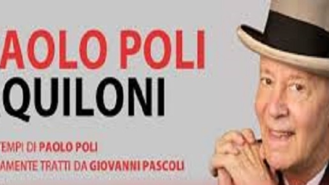 La locandina di uno dei suoi ultimi spettacoli