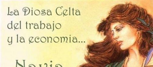 Diosa Celta Navia del trabajo y la economia.