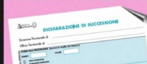 modello f24 per tasse e imposte di successione