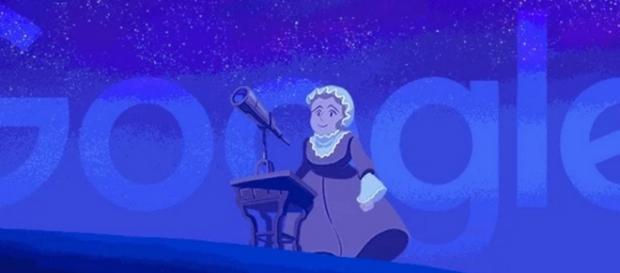 A Google celebra o 266º aniversário da astrónoma. A Google celebra o 266º aniversário da astrónoma.