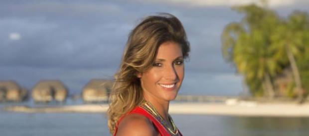 Caroline Ithurbide à la tête d'une emission. Caroline Ithurbide à la tête d'une emission.