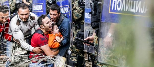 Refugiados sirios en Idomeni / Fuente: Flickr Refugiados sirios en Idomeni / Fuente: Flickr