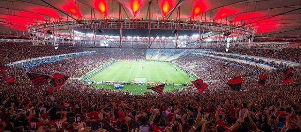 Torcida do Flamengo sempre presente nos estádios. Torcida do Flamengo sempre presente nos estádios.